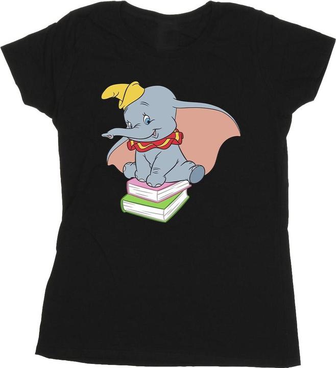 Disney Dumbo Sitting On Books TShirt (S)