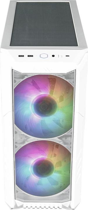 Produktbild Cooler Master PC-Gehäuse HAF 500 Midi-Tower ARGB baltas (mATX, Mini-ITX, ATX, E-ATX)