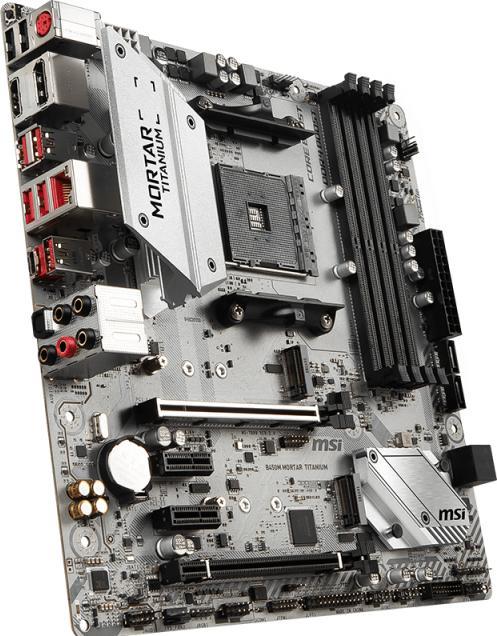 Image du produit MSI B450M Mortar Titanium (AM4, AMD B450, mATX)