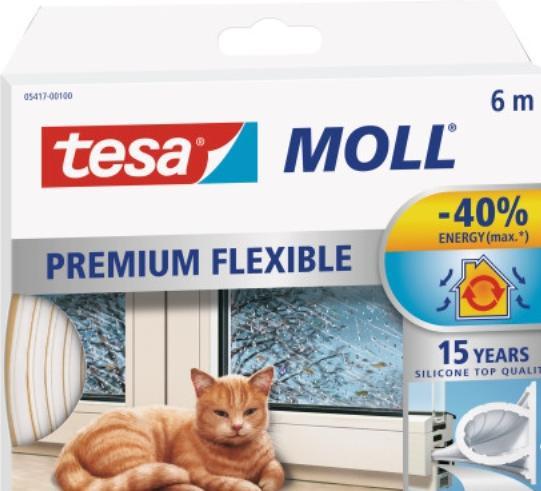 Produktbild tesa tesamoll PREMIUM FLEXIBLE Dichtungsband (0.15 kg, Transparent)