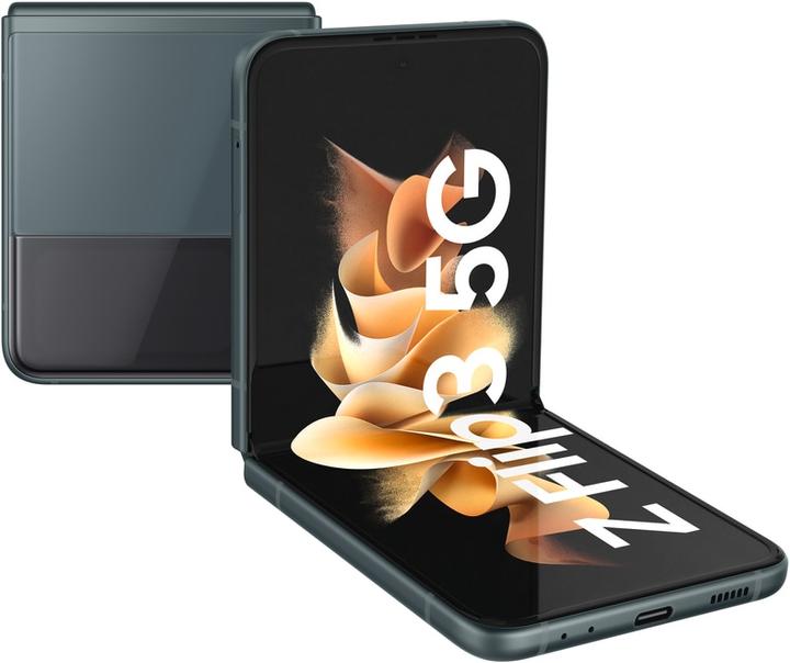 Actual product image Samsung Galaxy Z Flip3 5G (128 GB, Green, 6.70", SIM + eSIM, 12 Mpx, 5G)