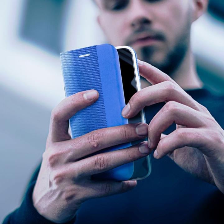 Productafbeelding Partner Telecom Cases OEM SENSITIVE Book case for huawei p30 lite light blue (Huawei P30 Lite)