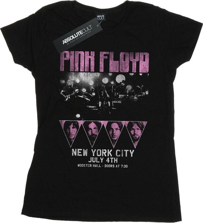 Actual product image Pink Floyd Womens/Ladies Tour NYC Cotton T-Shirt (M)