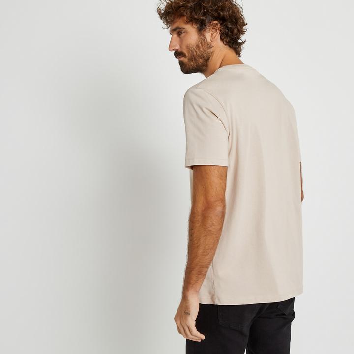 Image du produit La Redoute Collections T-shirt à encolure ronde et manches courtes (XL)