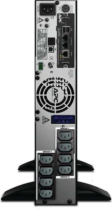 Produktbild APC SMX1500RMI2UNC mit Netzwerkkarte (1500 VA, 1200 W, Line-Interaktiv USV)