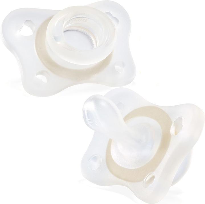 Immagine prodotto Chicco Succhietto fisiologico PHYSIO FORMA SOFT silicone GLOWING mini 2-6m (2 x, fino a 6 M.)