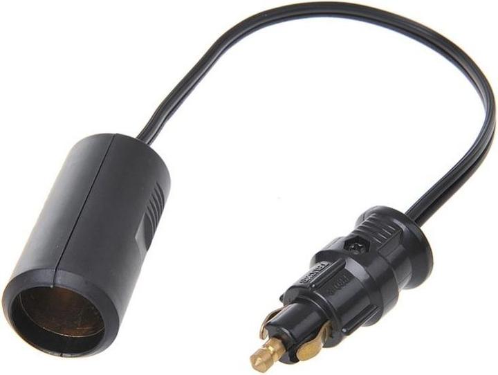 Actual product image ProPlus Adapter cable from DIN plug to cigarette lighter socket 25cm in blister pack