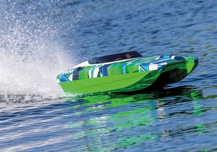 Produktbild Traxxas DCB M41 40 Zoll Catamaran Brushless Grün/Blau
