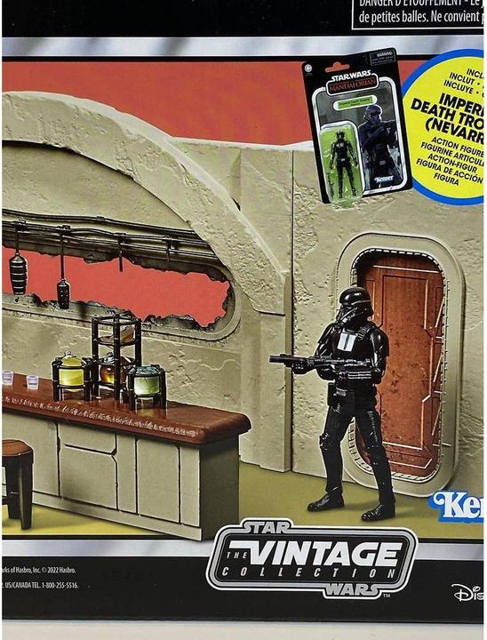 Image du produit Hasbro The Vintage Collection Star Wars: The Mandalorian Nevarro Cantina Spielset Imperialer Deat