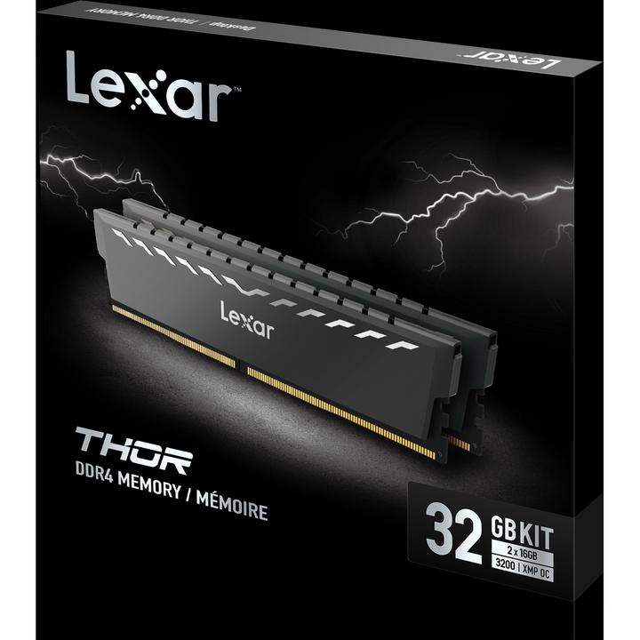 Immagine prodotto Lexar Thor (2 x 16GB, 3200 MHz, DDR4-RAM, U-DIMM)