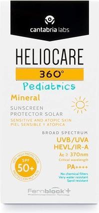 Produktbild Heliocare Children Ìs sunscreen for sensitive and atopic skin SPF 50+ 360Â° ( Mineral Sun Cream) (Sonnencreme Gesicht, SPF 50, 50 ml, 82 g)