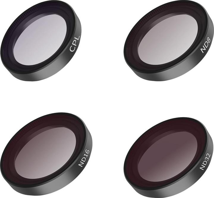Immagine prodotto Telesin Set di filtri per lenti CPL/ND8/ND16/ND32 per Insta360 GO3