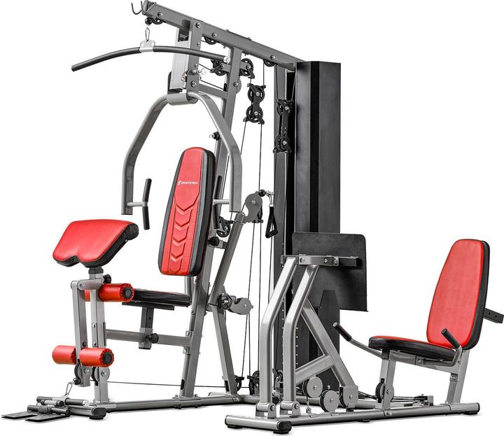 Immagine prodotto Sportstech HGX300 - Stazione di forza multifunzionale per l'home fitness con blocco pesi da 80 kg e