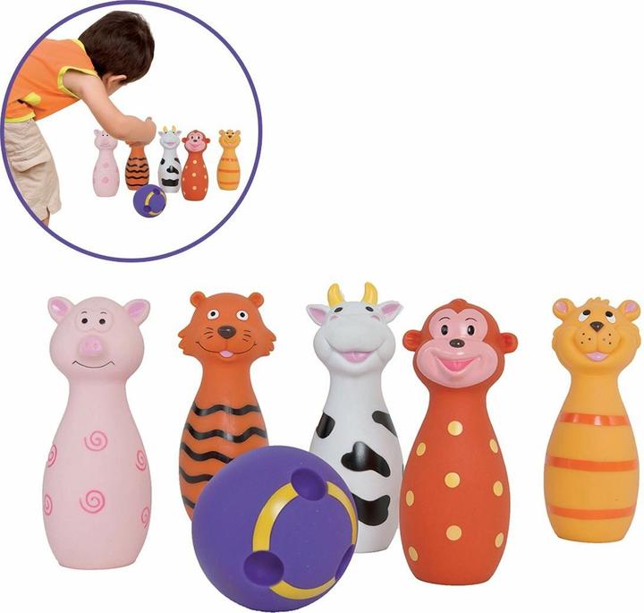 Actual product image LUDI Baby Bowling Animals
