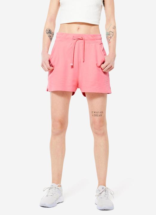 Produktbild Domyos Shorts Damen Baumwolle mit Tasche - 520 rosa (XL)