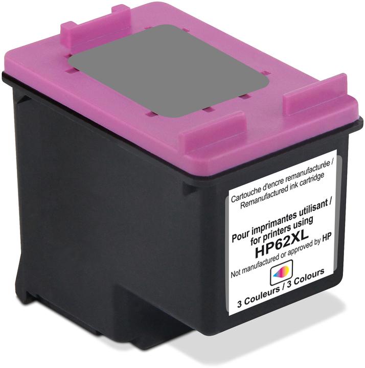 Immagine prodotto Freecolor Cartuccia HP 62XL a colori BK/C/M/Y rigenerata (M, C, Y)