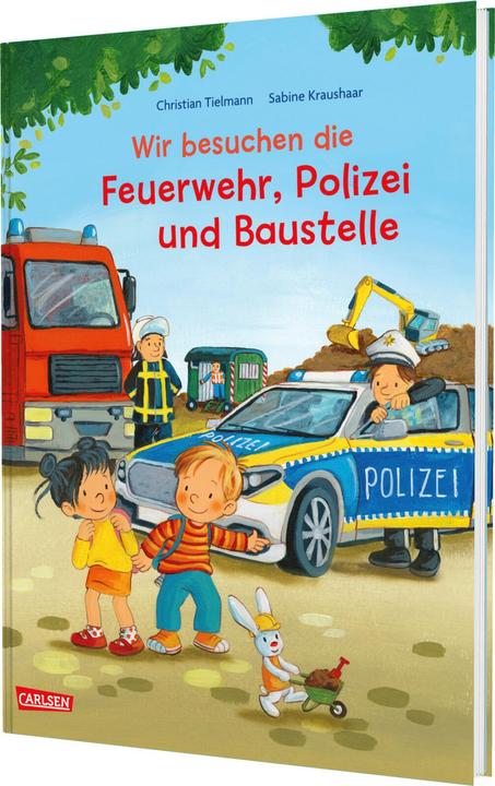 Image du produit Livres d'images Max : nous rendons visite aux pompiers, à la police et au chantier de construction (Allemand)