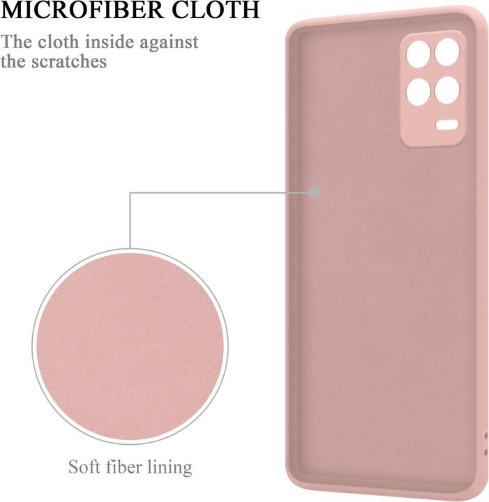 Actual product image Cadorabo TPU Liquid Ring Silicone Case Cover for Realme 8 5G / V13 / Q3 / Q3i / Narzo 30 5G (Realme V13, Realme Narzo 30 5G, Realme Q3i 5G)