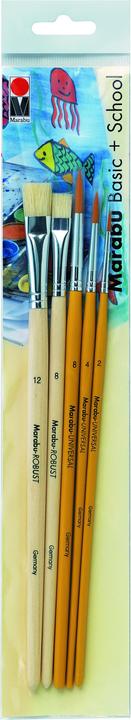 Marabu Pinsel-Set Basic + School (12 mm)