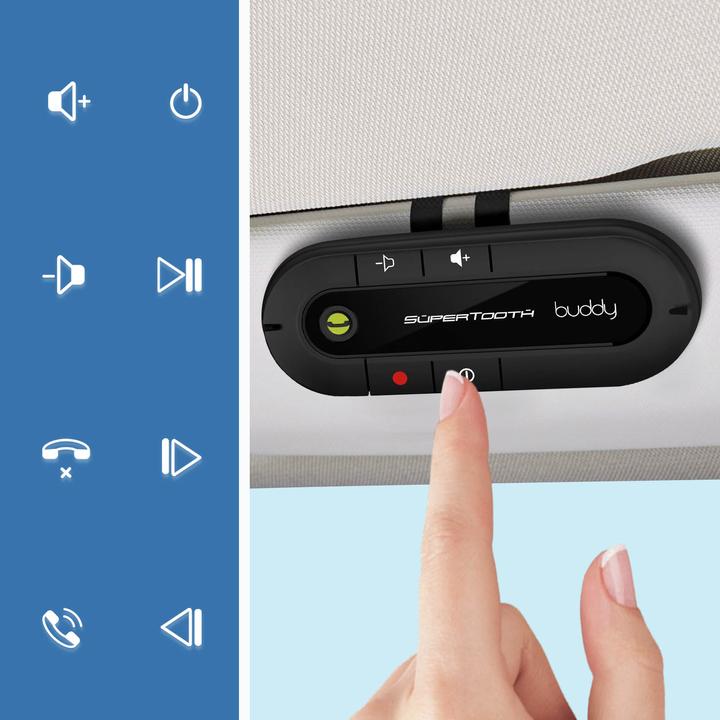 Actual product image Supertooth Buddy portable Bluetooth HFCK integr. battery