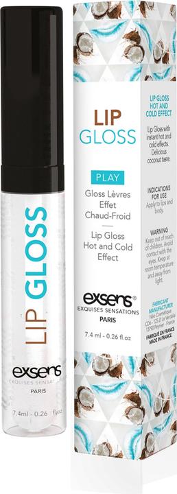 Actual product image Exsens Hot Kiss Lip Gloss Coconut 7,4ml