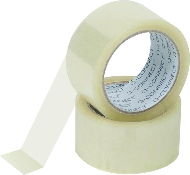 Immagine prodotto Q-Connect Nastro per pacchi, 48 mm, 66 anni, trasparente (98 mm)