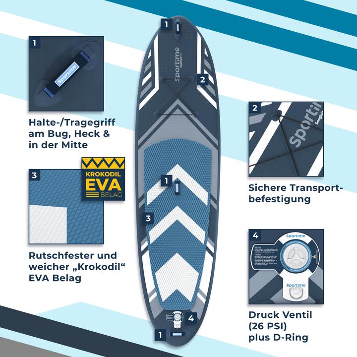 Immagine prodotto Sportime SUP-Board Seegleiter Touring (10'8")