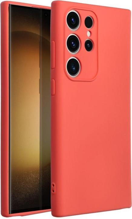 Actual product image OEM Back panel cover SILICONE case for SAMSUNG S23 Ultra peach (Samsung Galaxy S23 Ultra)