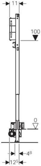 Productafbeelding Geberit Frame voor douchegoot, Duofix ShowerDrain H130