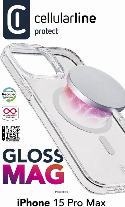 Immagine prodotto Cellularline Gloss Mag (Apple iPhone 15 Pro Max)