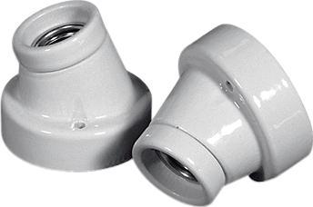 Houben Lampenfassung E27 Porzellan weiss