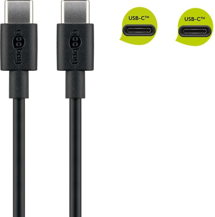 Produktbild Goobay USB C – USB C (1 m, USB 2.0)