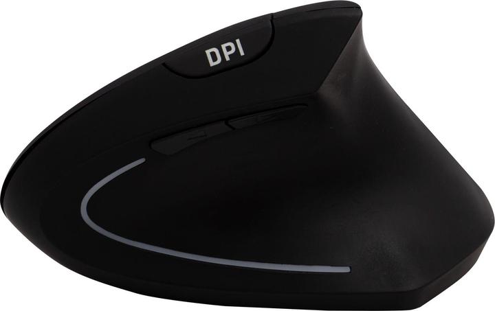Produktbild Q-Connect Maus ergonomisch schwarz kabellos (Kabellos)