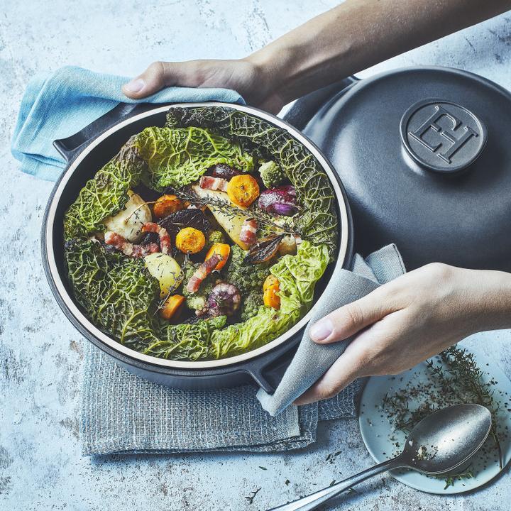 Actual product image Emile Henry Roaster Delight 26 cm (26 cm, Casserole + Stewpot, Ceramic)