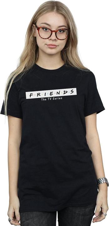 Actual product image Friends Womens/Ladies Logo Block Cotton Boyfriend T-Shirt (XL)