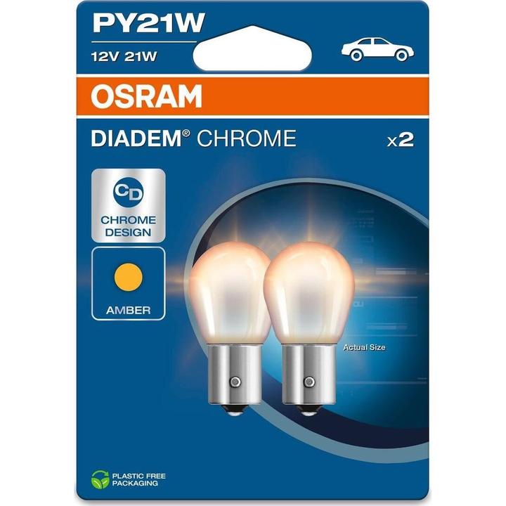 Produktbild Osram 4062172394857 Signal Leuchtmittel Diadem PY21W 21 W 12 V (PY21W)
