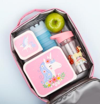 Produktbild A Little Lovely Company Kühltasche Einhorn CBUNPI09 Pink 240x290x90 mm