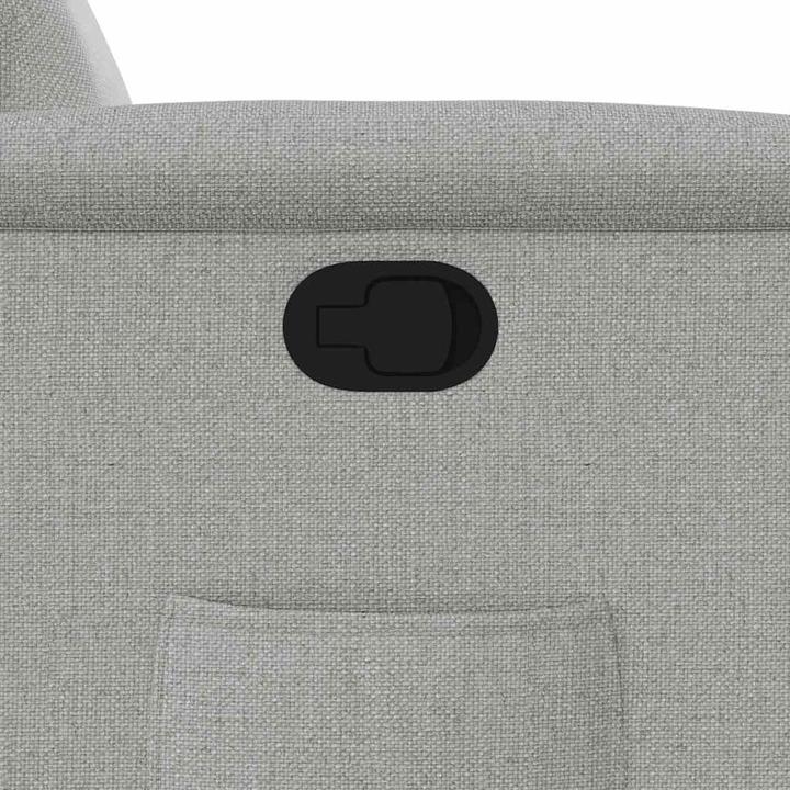 Productafbeelding VidaXL Relax fauteuil wolkengrijs stof