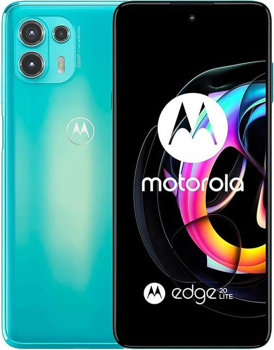 Immagine prodotto Motorola Edge 20 Lite (128 GB, Verde Laguna, 6.67", Doppia SIM Ibrida, 108 Mpx, 5G)