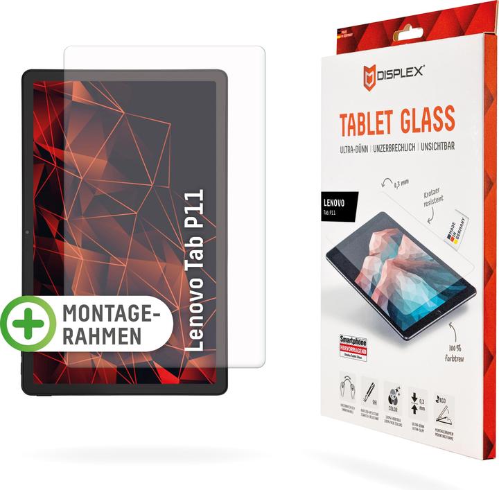 Actual product image Displex Tablet glass, tablet protective glass (1 Piece, Lenovo Tab P11 (1st Gen))