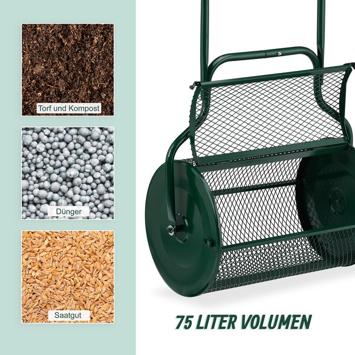 Actual product image Relaxdays Compost spreader