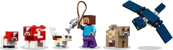 Immagine prodotto LEGO Das Pilzkuh-Haus (21270, LEGO Minecraft)
