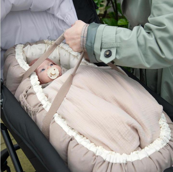 Actual product image Sebra 3-in-1 baby nest, Sophora Leaves