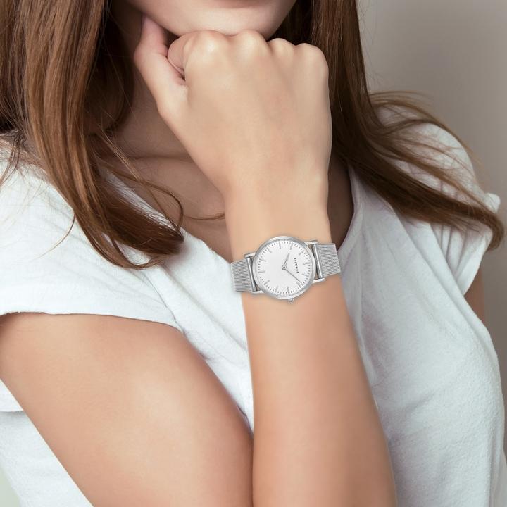 Image du produit Eastside Montre à quartz Cassina en acier inoxydable argenté - 9736 (Montre analogique, 33 mm)