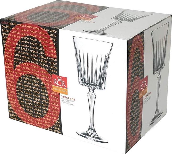 Actual product image Rcr CUPS SET TIMELESS 6 PCS, 300 ML (30 cl, 6 Glasses, Wine glasses set)