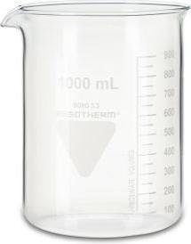 Immagine prodotto Rs Pro Caraffa graduata in vetro borosilicato con scala, Ø 105 mm / 1 litro