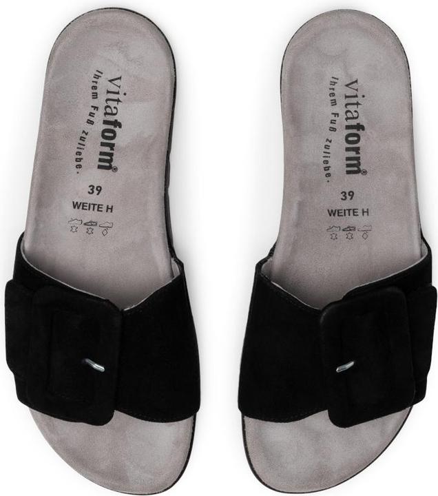 Actual product image Vitaform Pantoletten Damen Weite H Samtziegenleder (36)