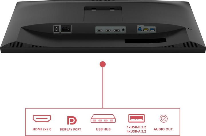 Image du produit AOC U27E3UF - Moniteur UHD 27 pouces, hauteur (3840 x 2160 pixels, 27")