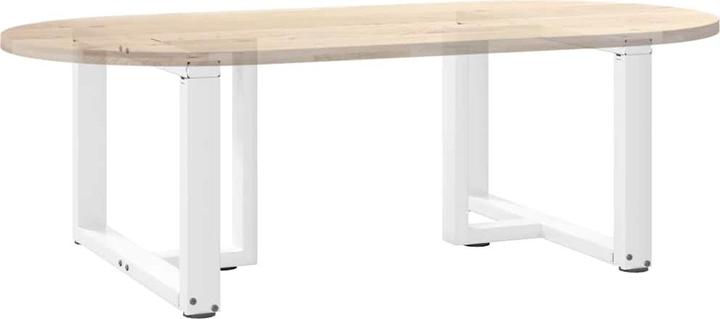 Immagine prodotto VidaXL Gambe per tavolino a T 2 pezzi Bianco 70x25x(42-43) cm Gamba del tavolo in acciaio