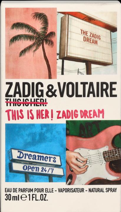Produktbild Zadig & Voltaire This is Her! Zadig Dream Eau de Parfum Vapo 30 ml (Eau de Parfum, 30 ml)